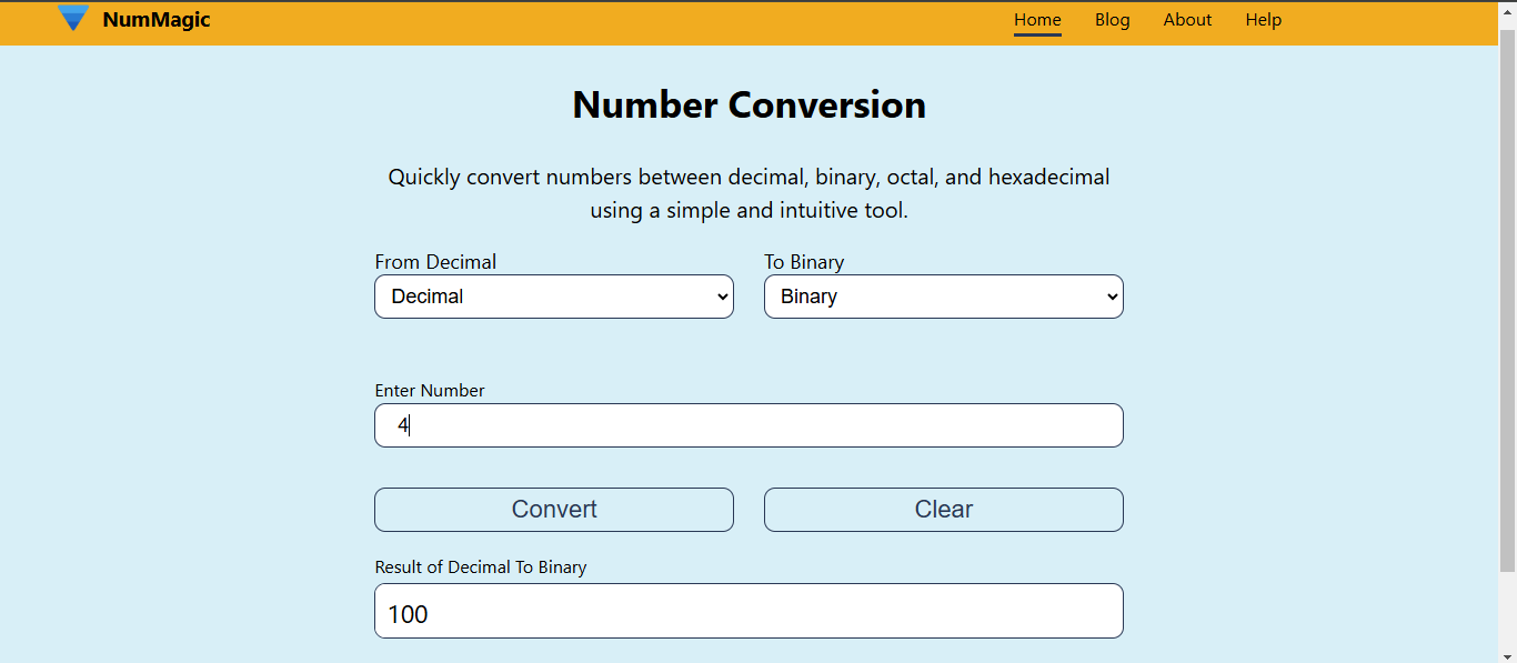 number conversion